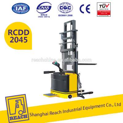 2000kg china best high lift electric stacker(Triplex mast)