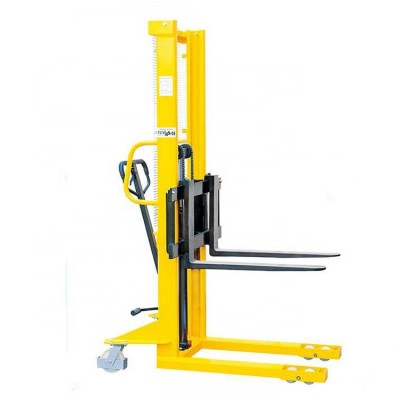 Top quality wholesale price manual powered pallet stacker